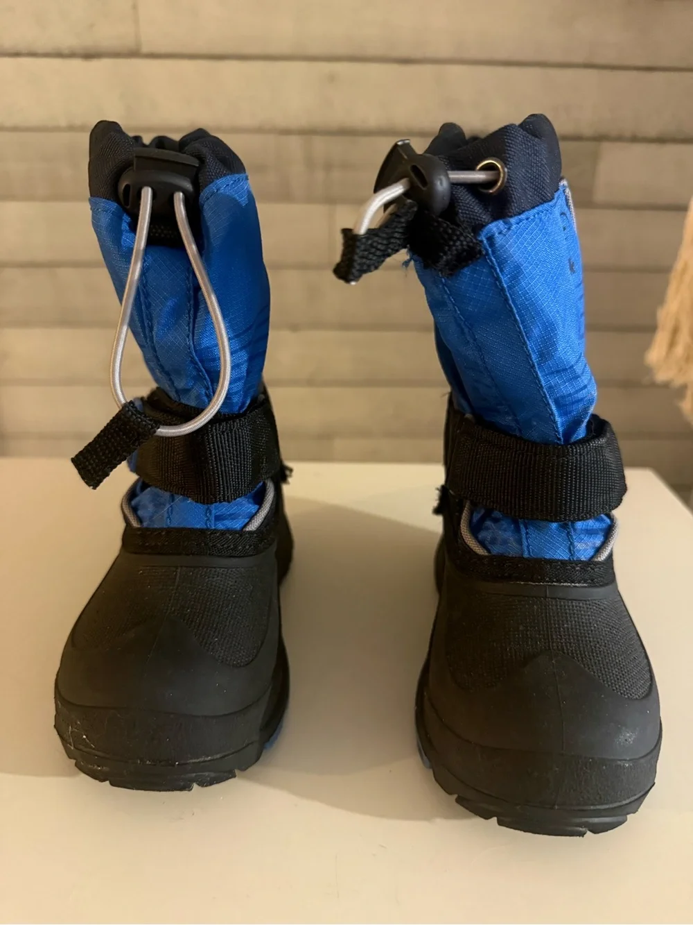 Kamik Kids Blue and Black Waterproof Snow Boots